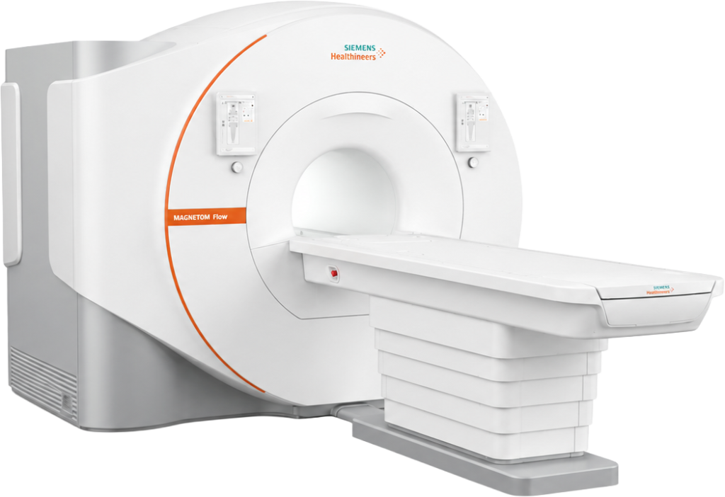 Nowoczesny aparat rezonansu magnetycznego Siemens MAGNETOM Flow.Neo 1,5 T w pracowni Diagnosfera w Lesznie.